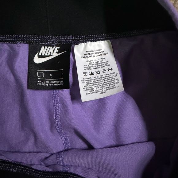 Nike Purple Leggings - Picture 2 of 4